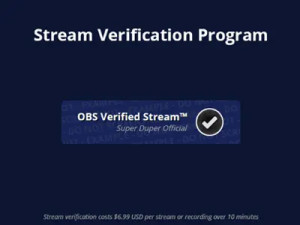 OBS Studio Stream Verification Program