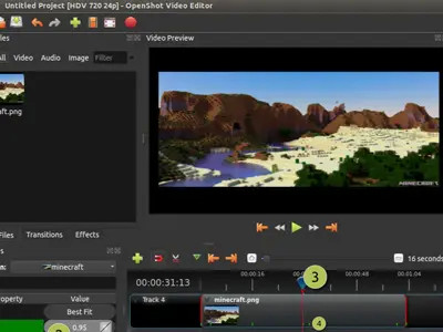OpenShot Video Editor: Animations Overview Window