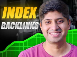 Index backlinks Video Tutorial by SEO Guru Amit Tiwari Thumbnail