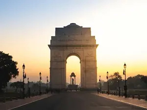 Photo of India Gate in New Delhi, India.