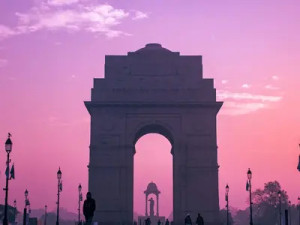 Photo of the Morning View at India Gate.