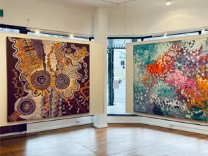 2 Paintings exhibit by Kate Owen Gallery
